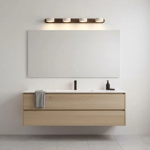 Applique Murale Travertin Duo Rotative Wabi-Sabi — Luminaire Minéral Salle de Bain | CALANQUE™
