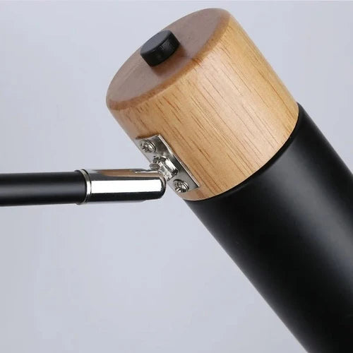 Applique Murale Articulée en Bois et Métal — Bras Orientable 360° pour Lecture | Arko™