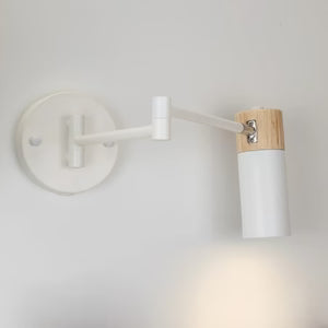 Applique Murale Articulée en Bois et Métal — Bras Orientable 360° pour Lecture | Arko™
