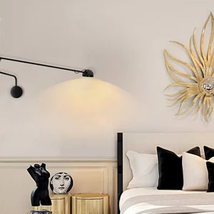 Applique Murale Design en Métal Noir Mat pour Éclairage Ambiant Moderne | LUST™