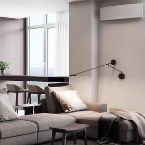 Applique Murale Design en Métal Noir Mat pour Éclairage Ambiant Moderne | LUST™