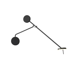 Applique Murale Design en Métal Noir Mat pour Éclairage Ambiant Moderne | LUST™