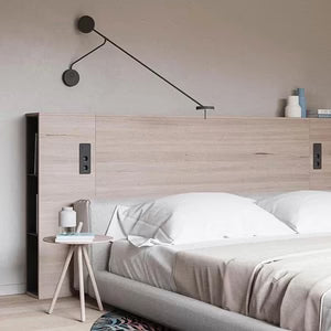 Applique Murale Design en Métal Noir Mat pour Éclairage Ambiant Moderne | LUST™