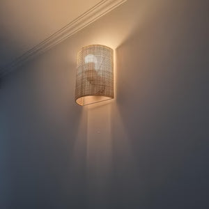 Applique Murale en Bambou Tressé – Design Japandi et Zen pour Chambre ou Salon | BAMB™