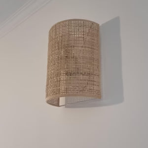 Applique Murale en Bambou Tressé – Design Japandi et Zen pour Chambre ou Salon | BAMB™