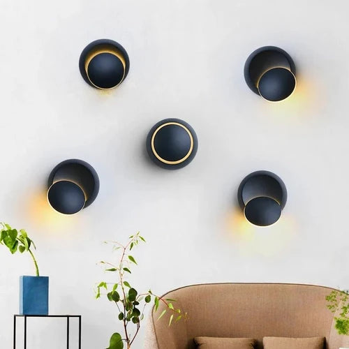Applique Murale LED Rotative 350° — Spot Orientable 5W en Aluminium | PIVOT™