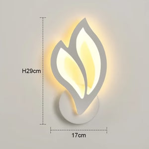 Applique Murale LED Tactile — Luminaire Moderne Acrylique Blanc | OPAL™