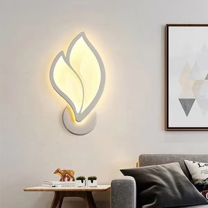 Applique Murale LED Tactile — Luminaire Moderne Acrylique Blanc | OPAL™