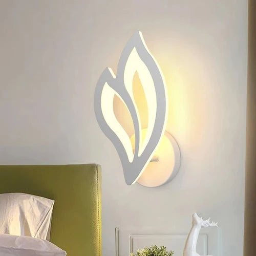 Applique Murale LED Tactile — Luminaire Moderne Acrylique Blanc | OPAL™