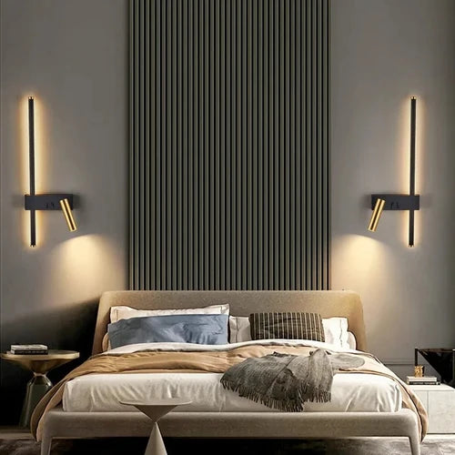 Applique Murale Liseuse pour Chambre avec Barre LED Orientable | Lumia™
