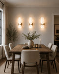 Applique Murale Verre Nordique — Luminaire Design Européen 2 Feux | AZURE™