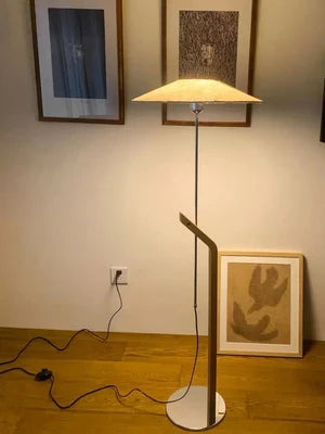 Lampadaire Minimaliste en Bois et Métal Design Moderne pour Salon | ZENITH™
