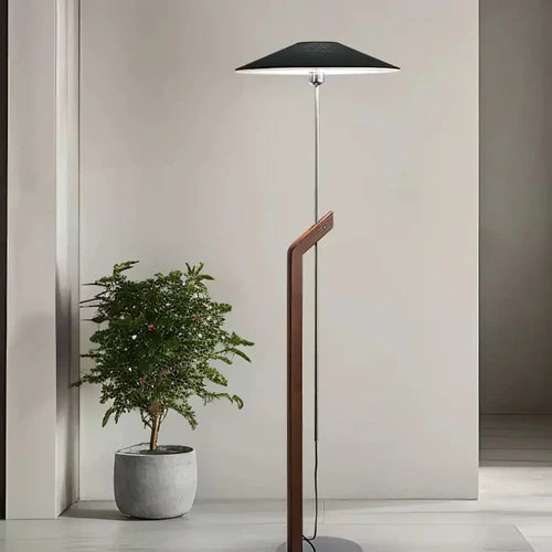 Lampadaire Minimaliste en Bois et Métal Design Moderne pour Salon | ZENITH™