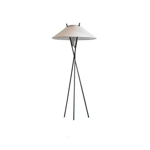 Lampadaire Trépied Design Minimaliste avec Abat-Jour Évasé pour Salon | Archi™