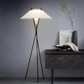 Lampadaire Trépied Design Minimaliste avec Abat-Jour Évasé pour Salon | Archi™