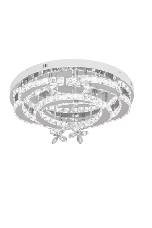 Lustre Plafonnier Luxe en Cristal K9 Dimmable — Télécommande Incluse | NIMBUS™