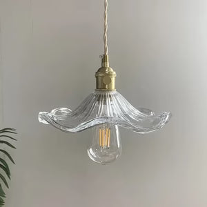 Suspension en Verre Coloré et Laiton — Style Nordique Vintage | MURANO™